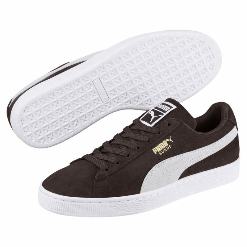 Basket Puma Suede Classic Homme Blanche/Blanche Soldes 496XWCOE